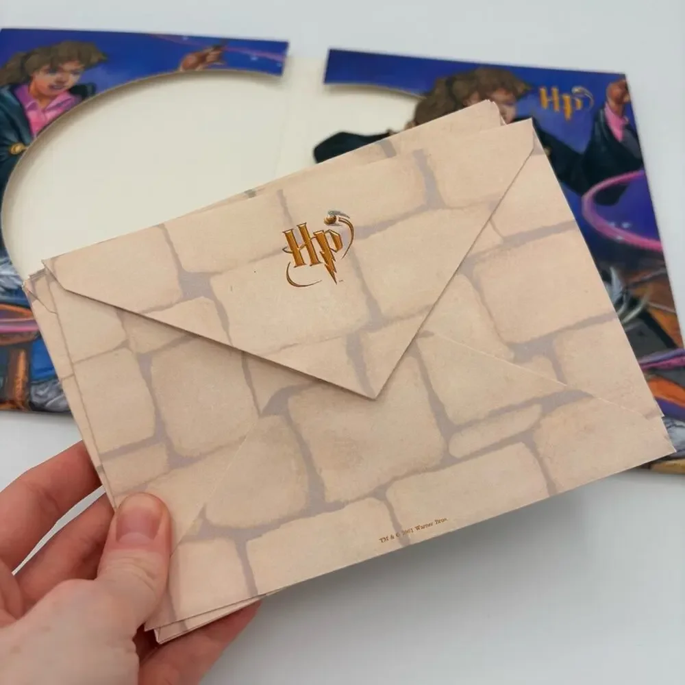 NEW Harry Potter Stationary Portfolio Set 12 Letterhead/ 14 Envelopes Birthday